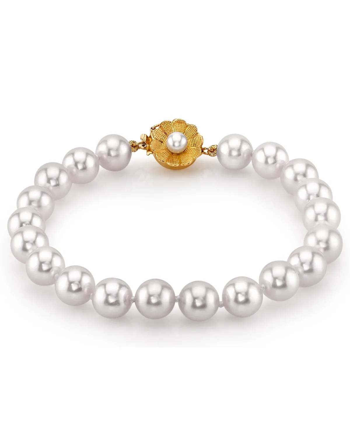 8-9mm White South Sea Pearl Bracelet - AAAA Quality