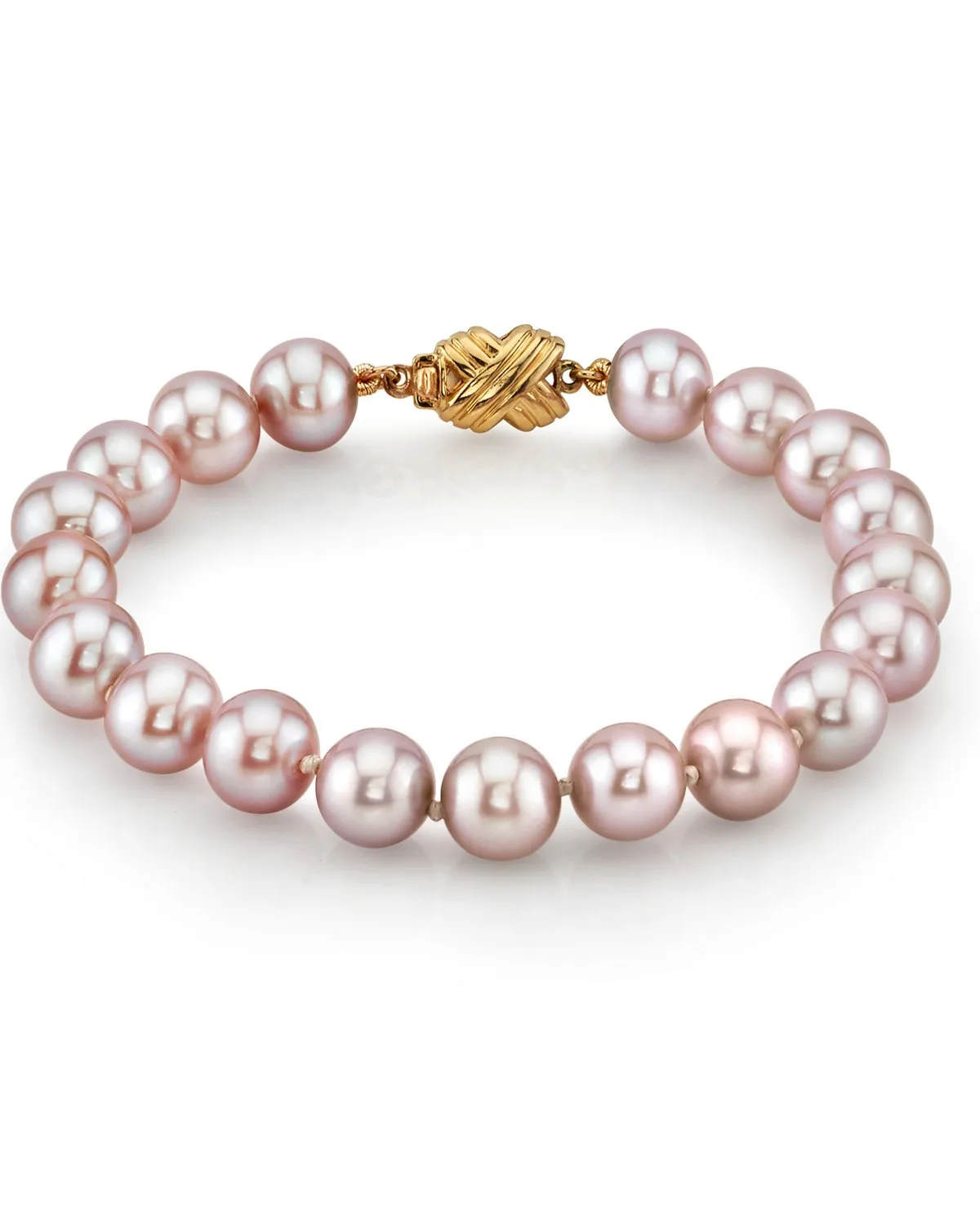 8.0-8.5mm Pink Freshwater Pearl Bracelet - AAA Quality