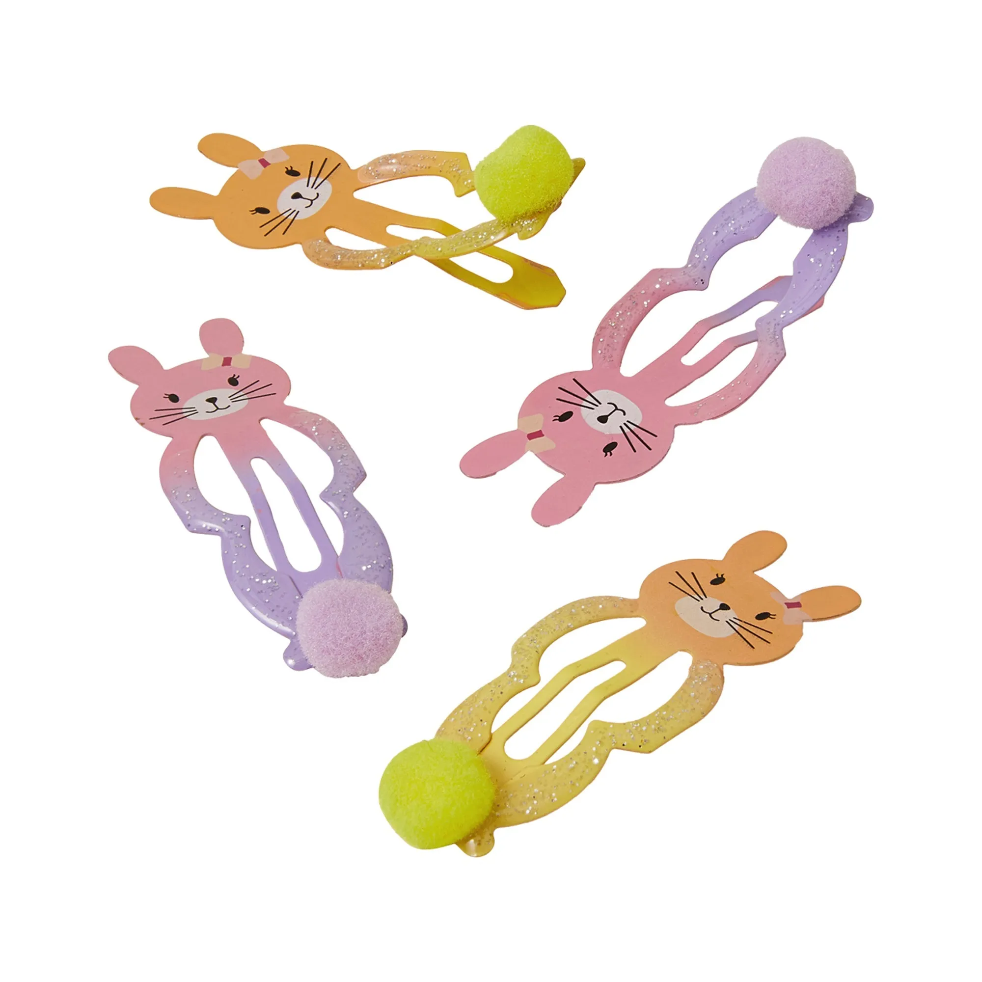 Accessorize London Bunny Hair Clips Set Of 4