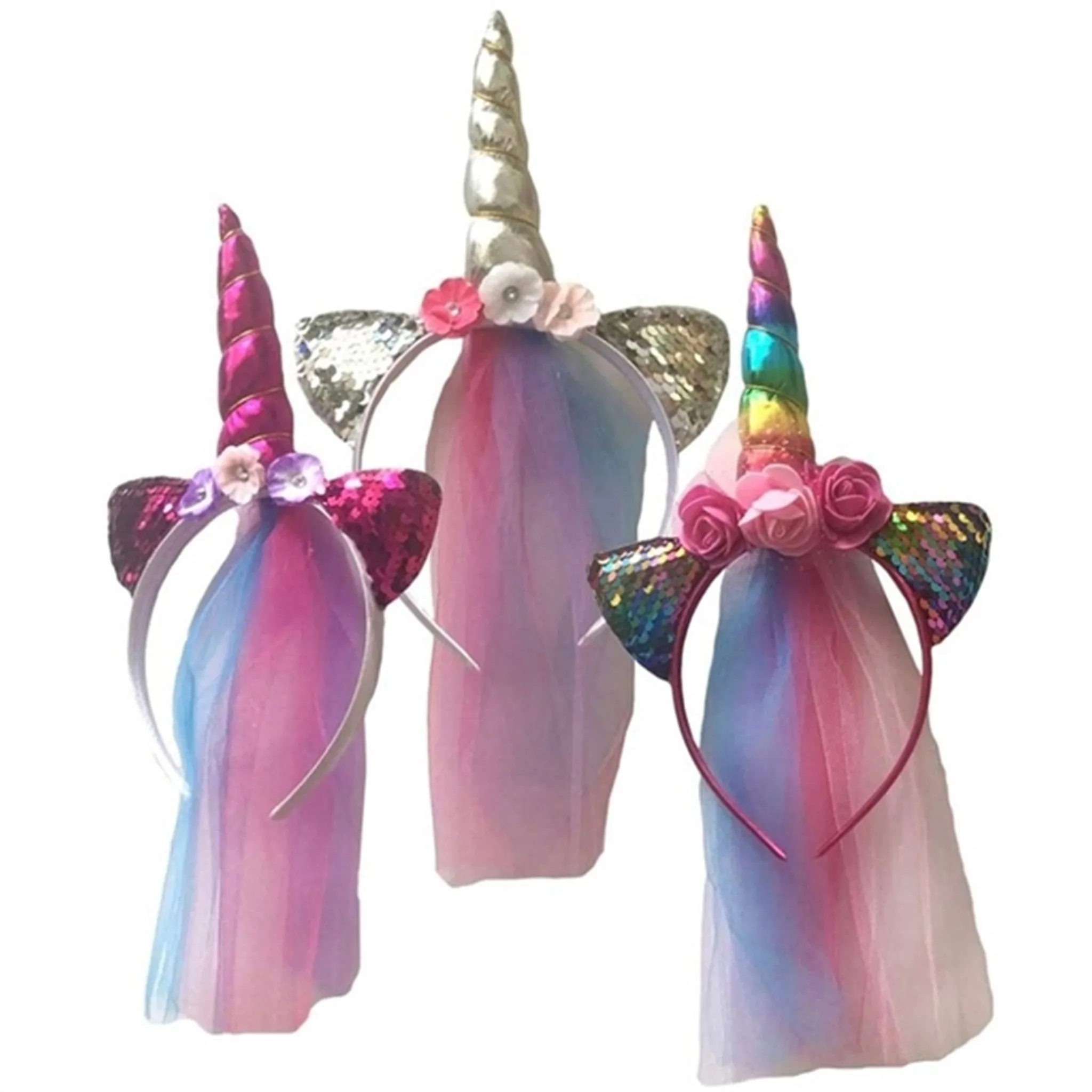 All Dressed Up Unicorn Headband Metallic