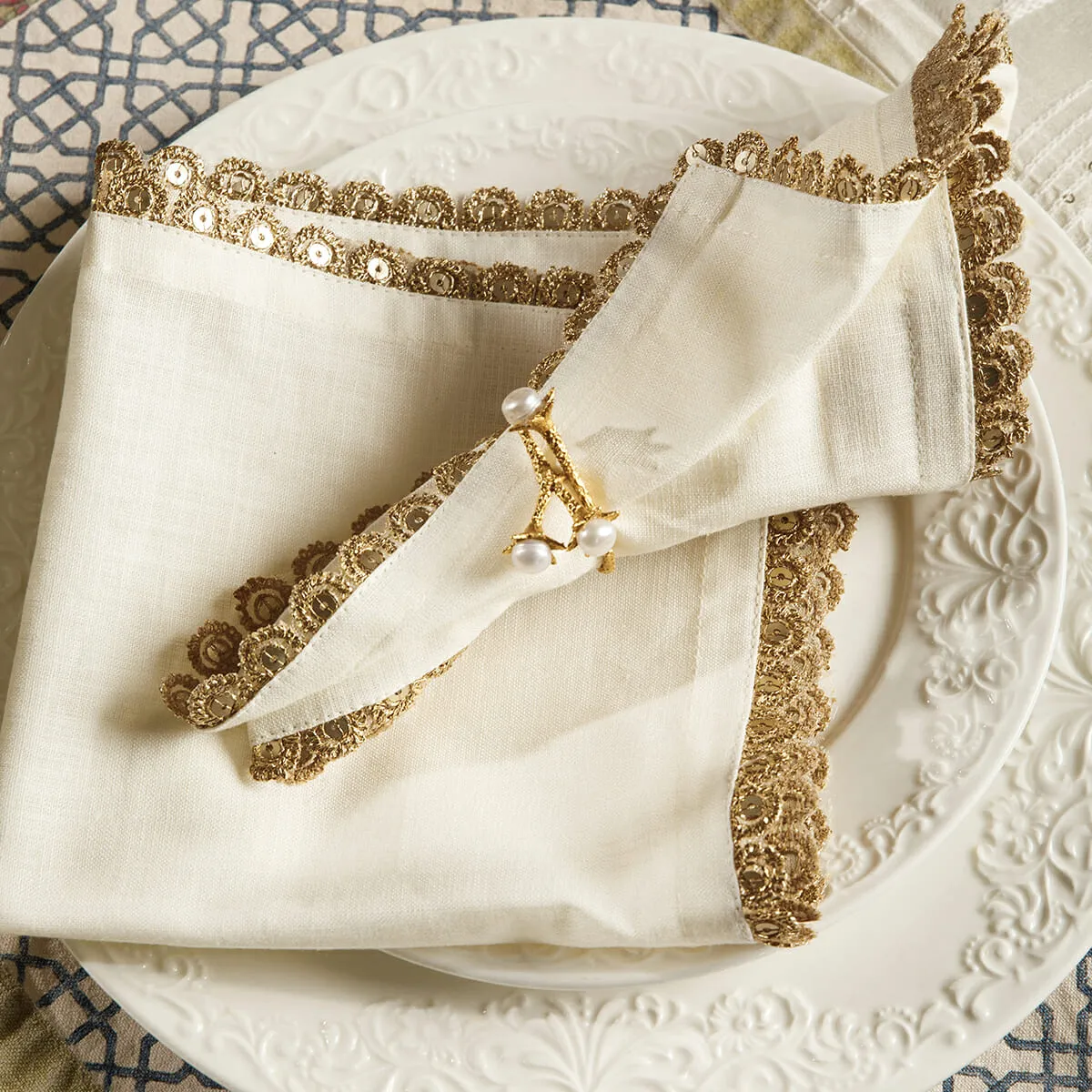 Ambrosia Napkin Ring Set