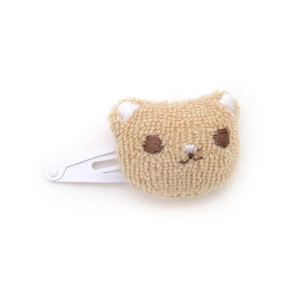 Baby Animal Plush Snap Clip