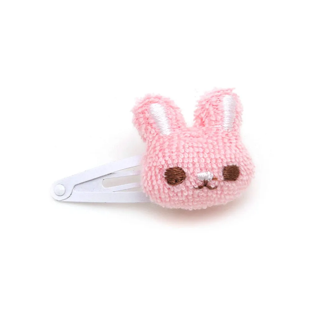 Baby Animal Plush Snap Clip