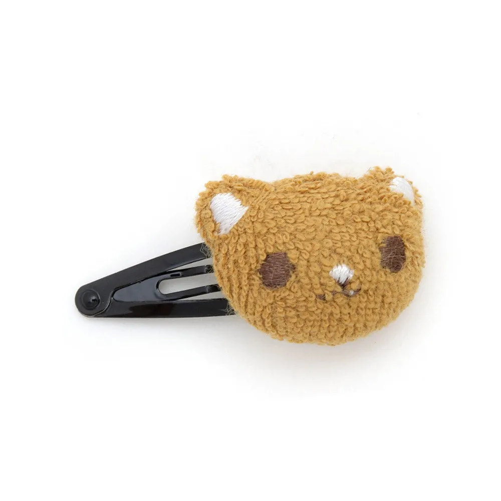 Baby Animal Plush Snap Clip