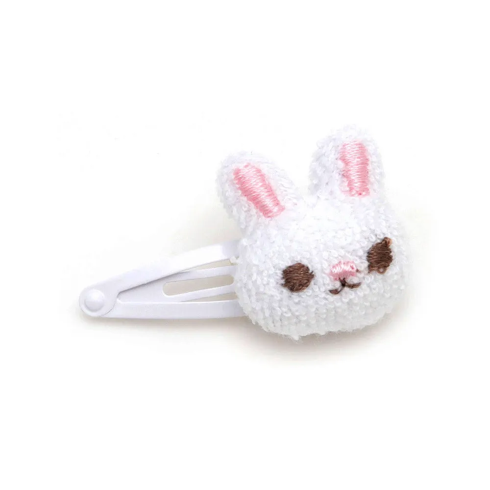 Baby Animal Plush Snap Clip