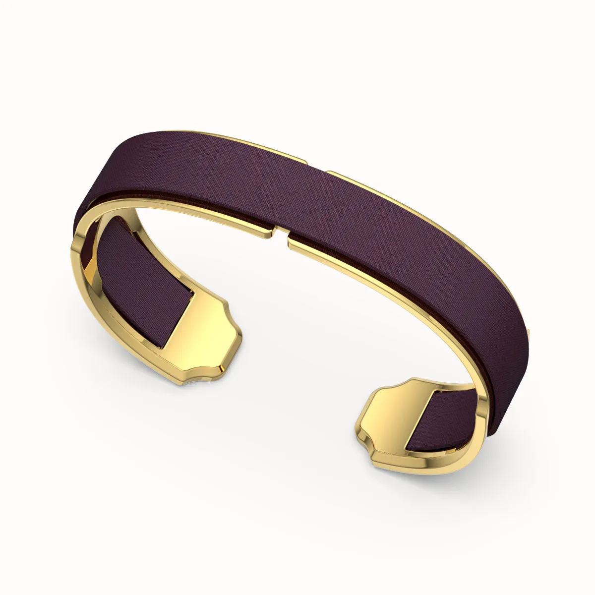 Bare Silk Cuff - Deep Plum