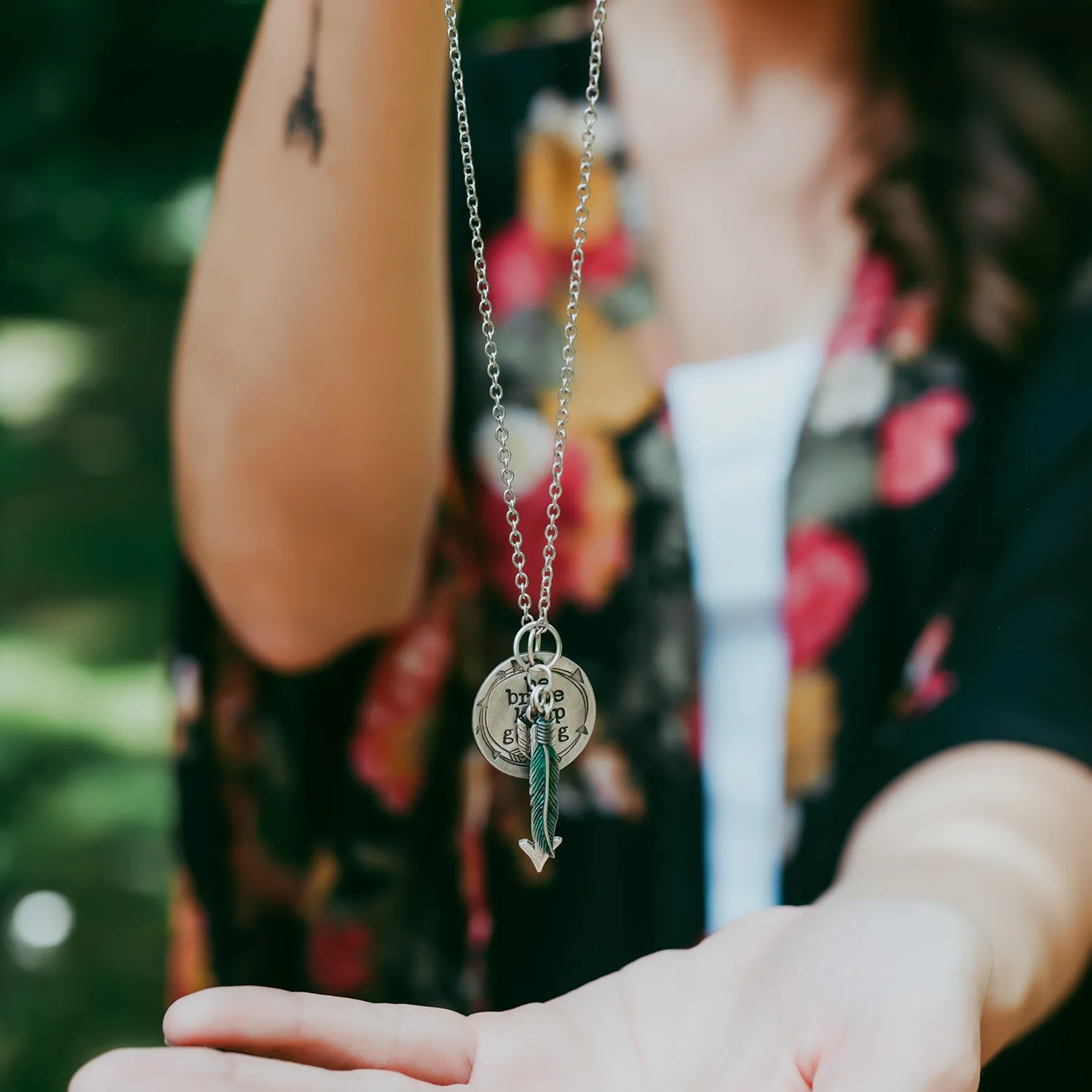 Be Brave Inspiration Necklace