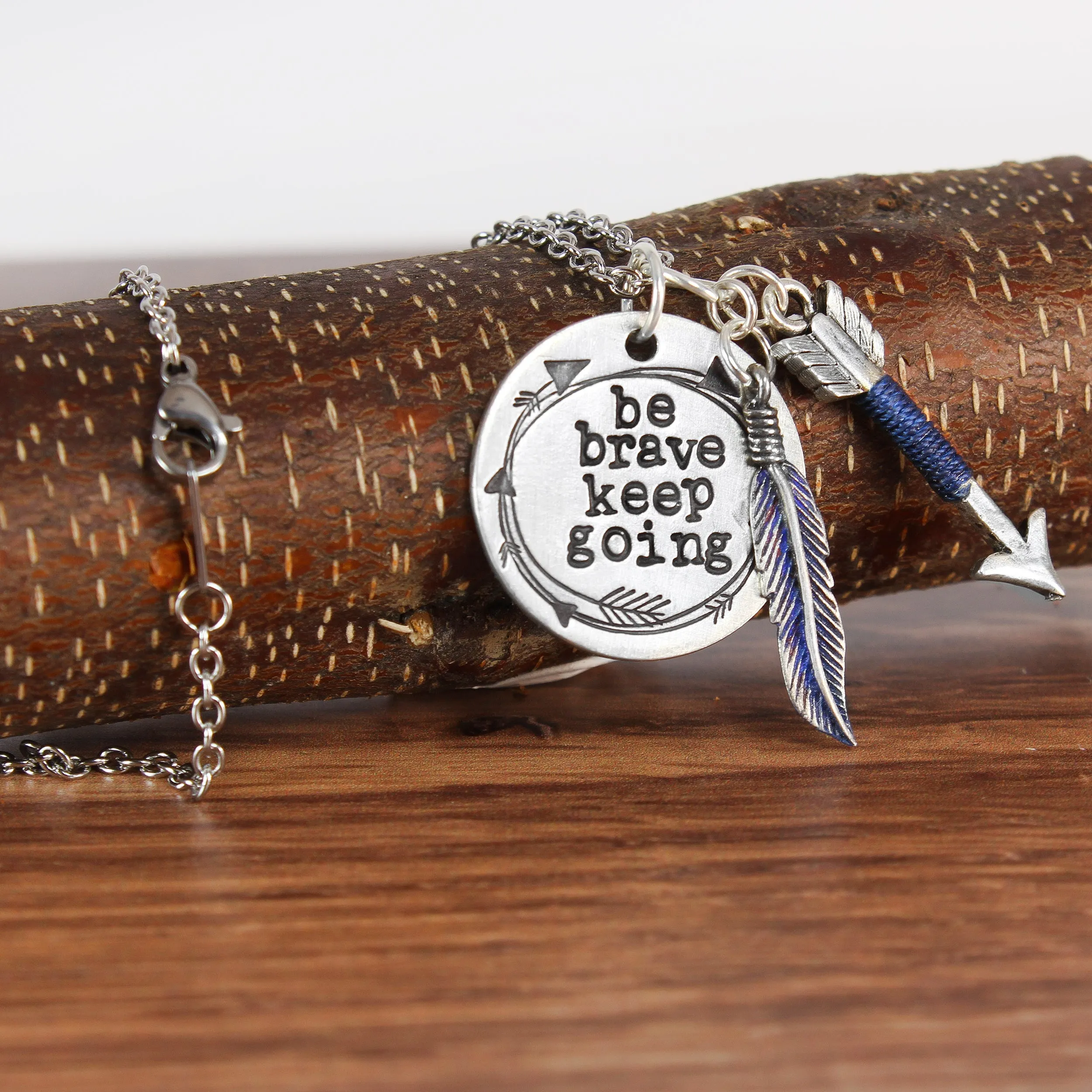 Be Brave Inspiration Necklace