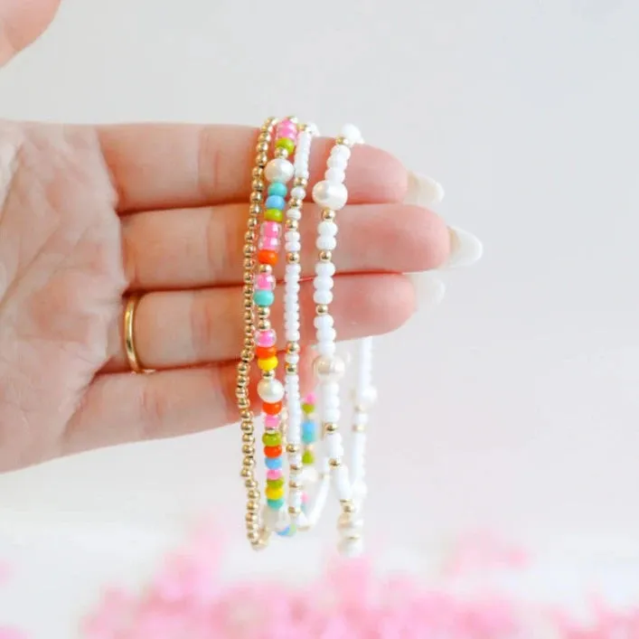 Beaded Blondes | Cabana Confetti Bracelet