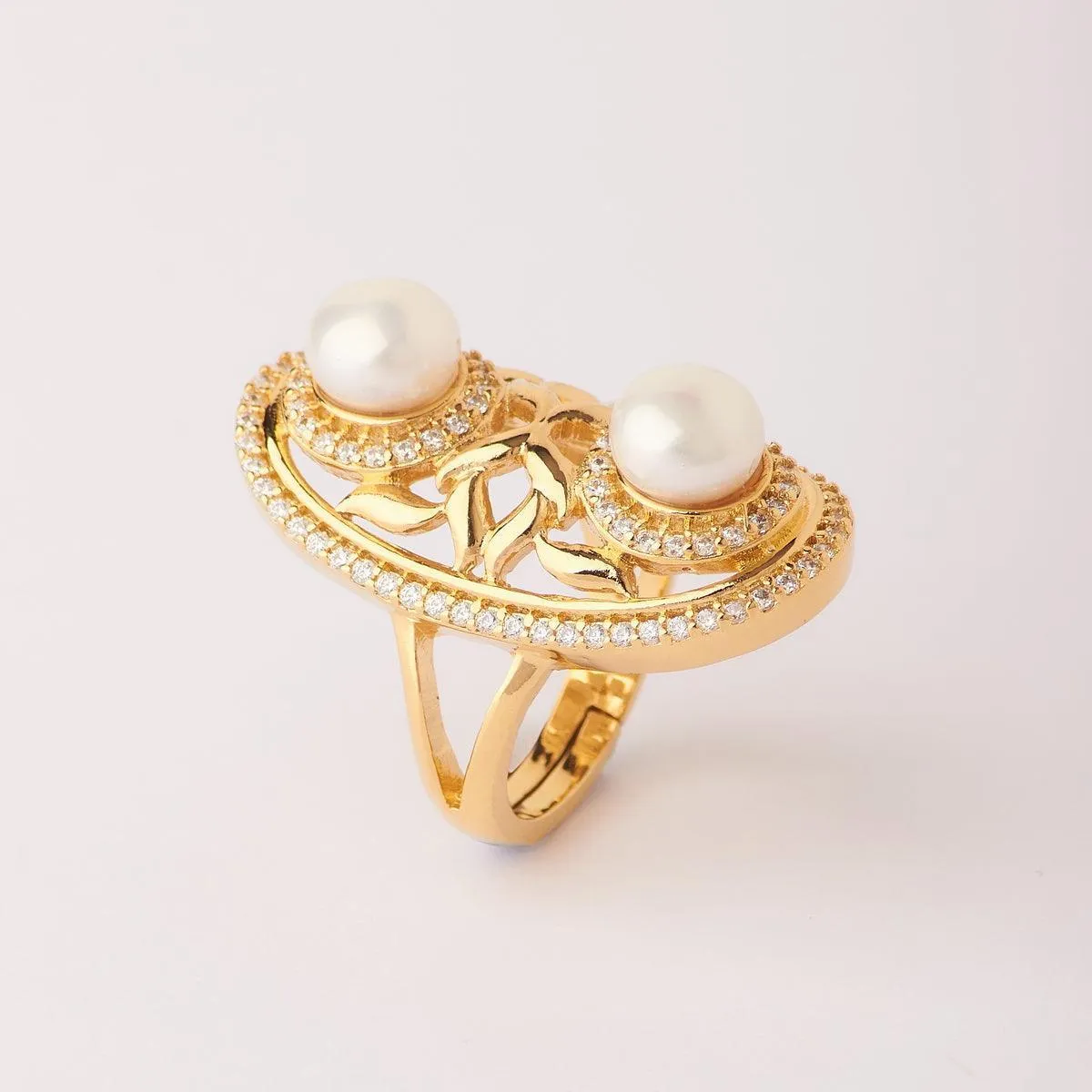 Beautifully Crafted Pearl Ring