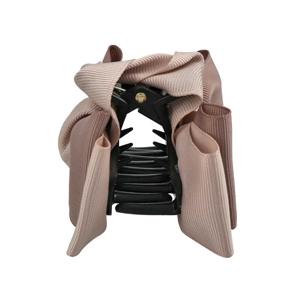 Bicolor Bow Claw Clip