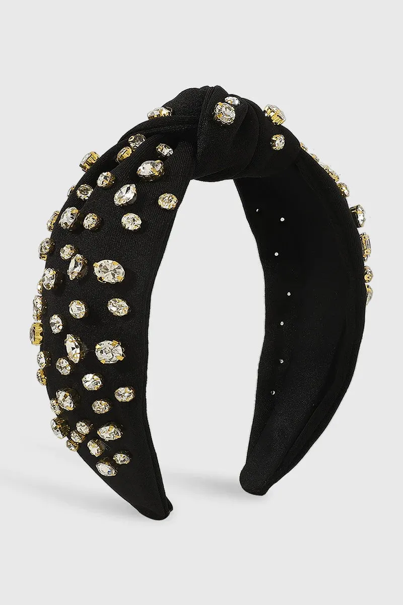 Black Rhinestone Headband