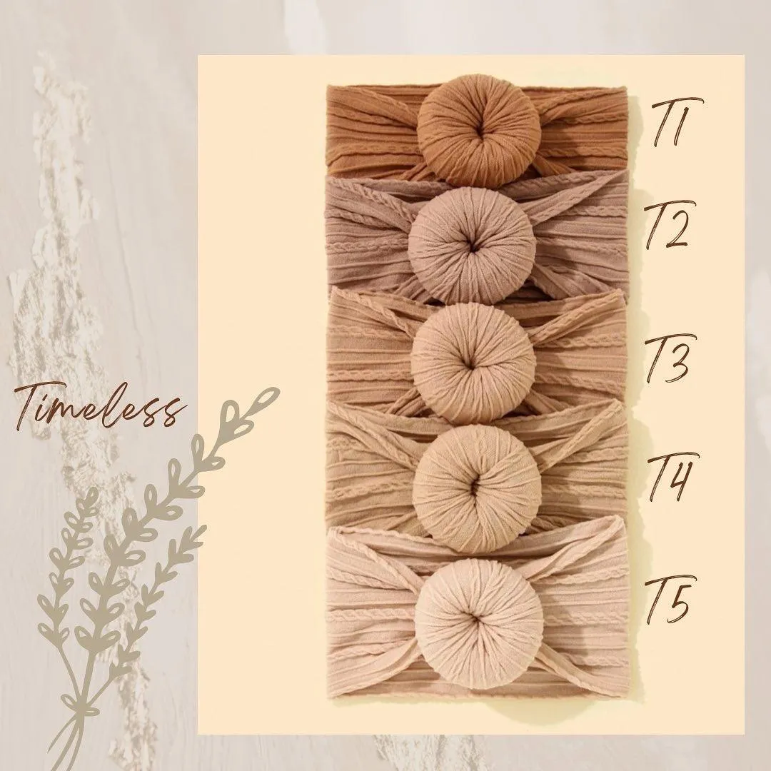 Blooming Wisdom Neutral Collection Headbands - Timeless