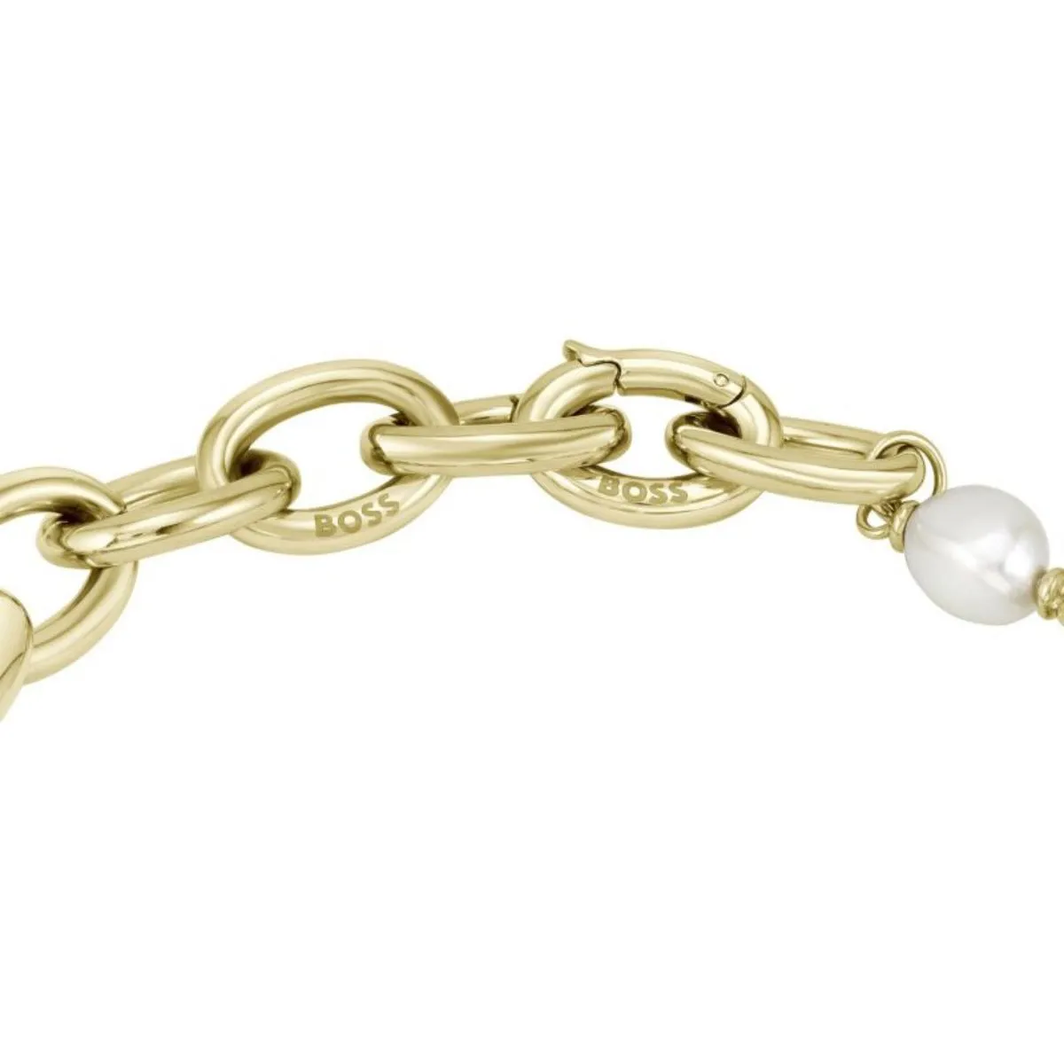 BOSS Stainless Steel Leah Pearl Bracelet