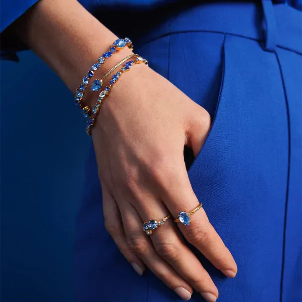 Caroline Svedbom Blue Petite Drop Bracelet