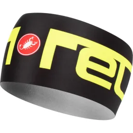 Castelli Viva 2 Thermo Headband - Black / Fluro