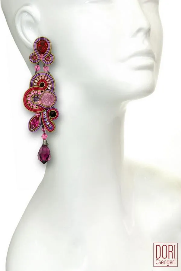 Cerise Couture Earrings