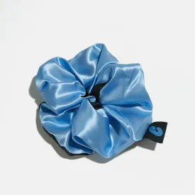 Optimized Title: Black and Blue Chunky Scrunchie