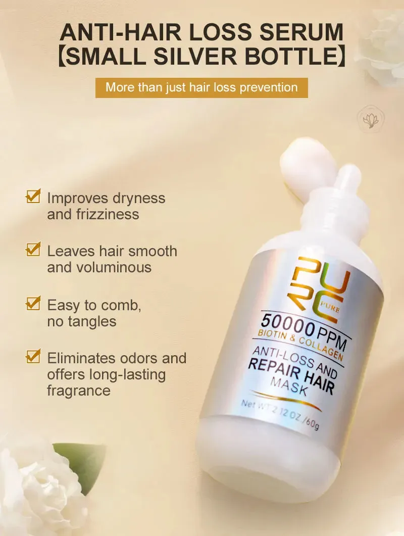 Collagen Hair Mask Biotin Hair Loss Treatment.