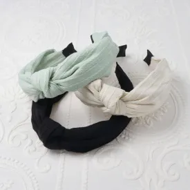 Cotton Top Knot Headband