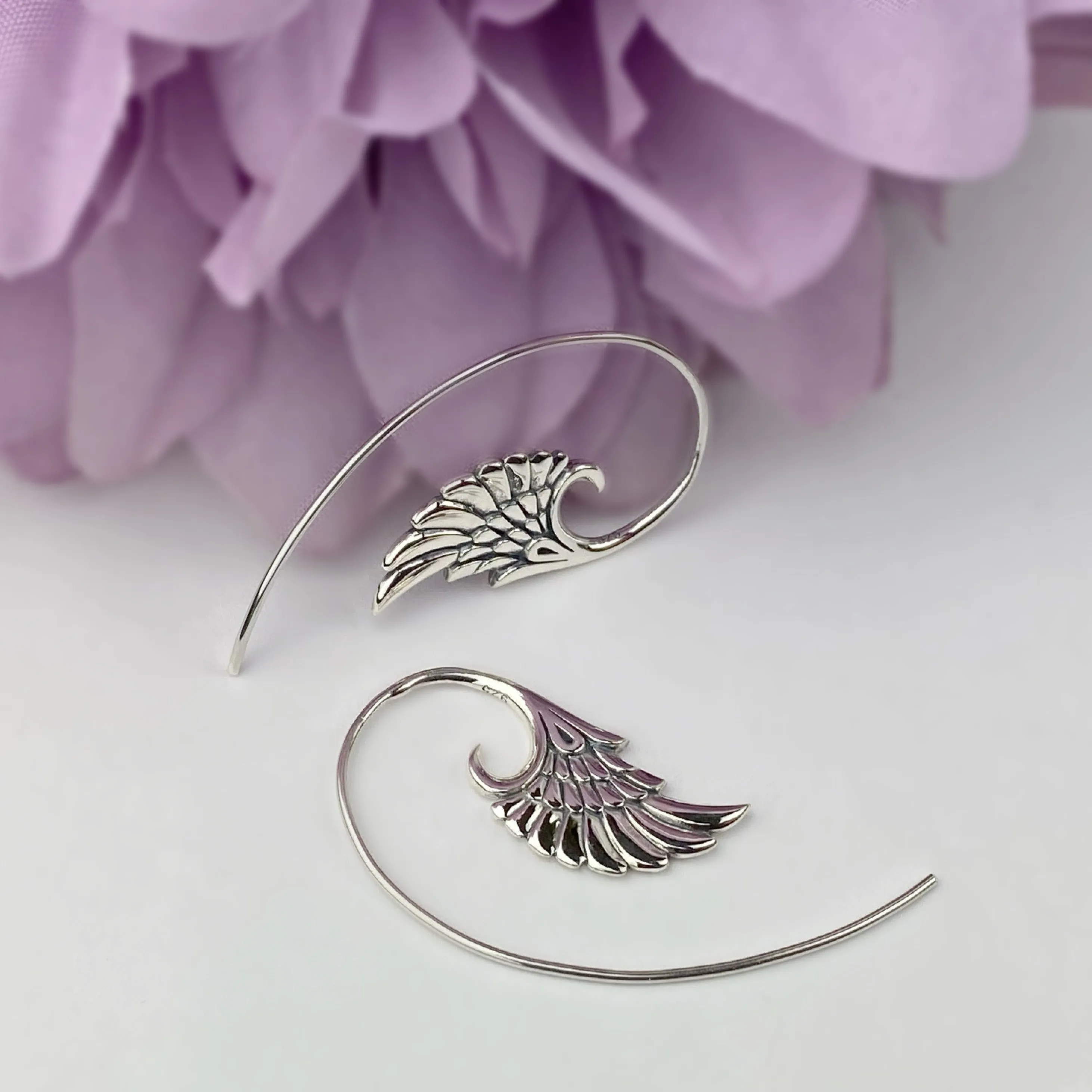 Cupids Wings Earrings - VE752