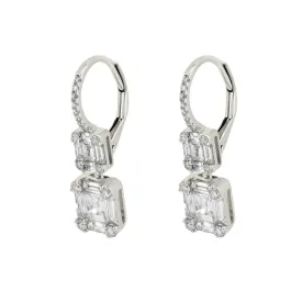 Diamond Illusion Double Drop Earrings