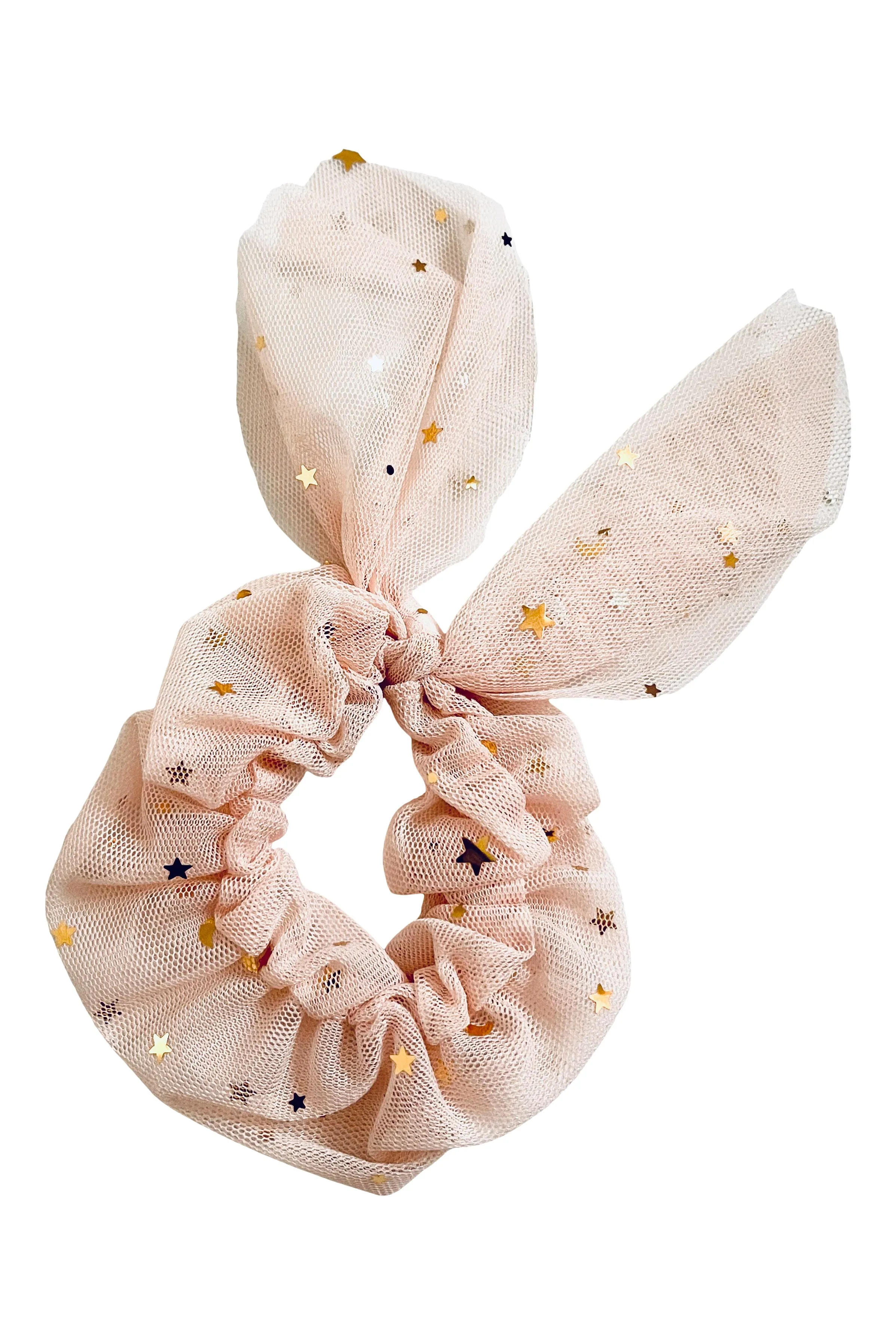 DOLLY® STARS & MOON ⭐️ 🌙 TULLE HAIR SCRUNCHIE ballet pink