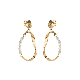 Earring, Aloma Pearl Small