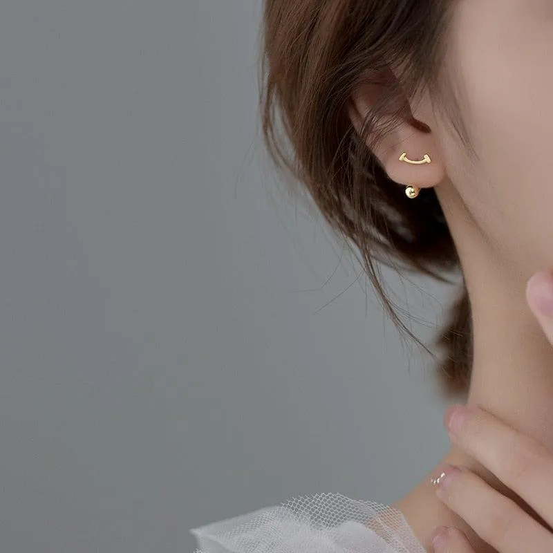 Elegant Smile Ear Cuffs