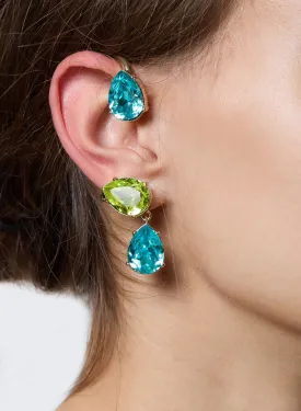 ELIE SAAB Elegant Crystal Ear Cuffs