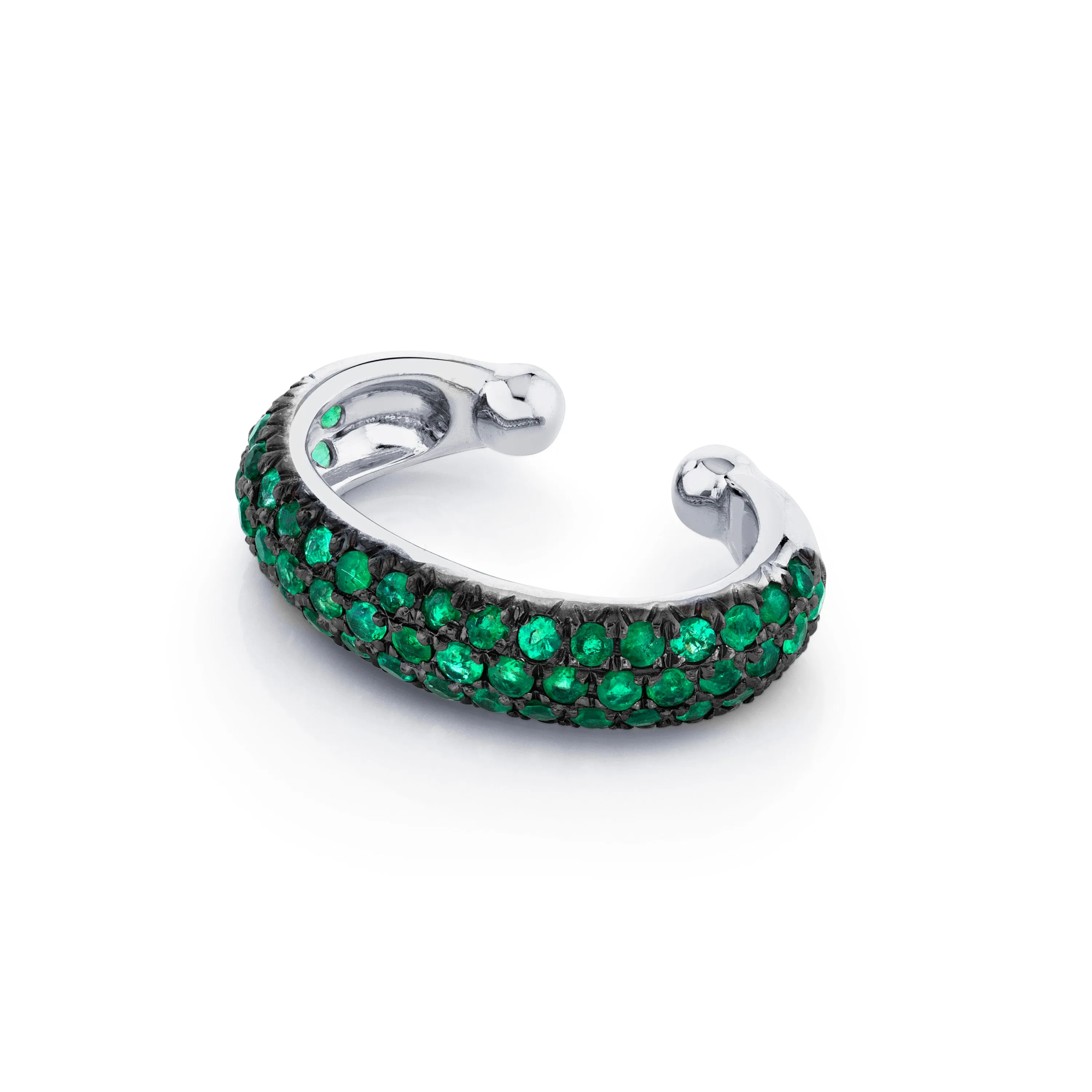 EMERALD JUMBO PAVE EAR CUFF