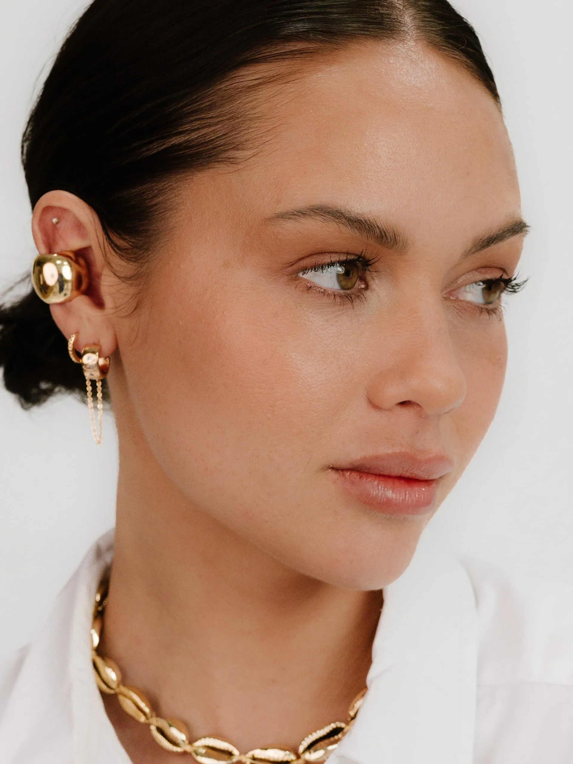 Explore More Collection - Chunky Metal Ear Cuff