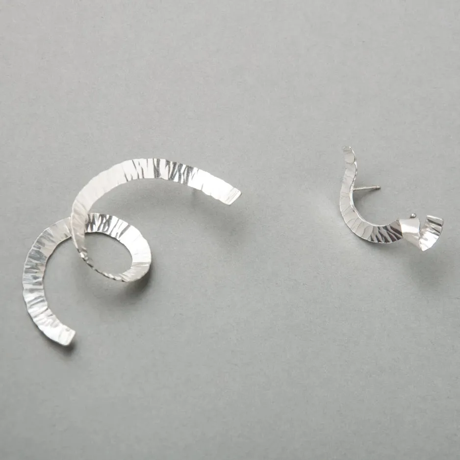 FLUX ASYMMETRICAL EARRING SET