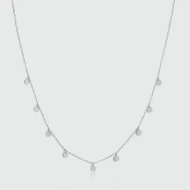 Frascati Sterling Silver Multi Disc Necklace