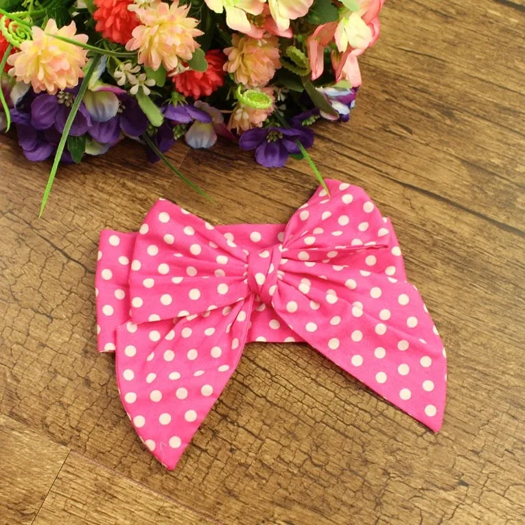 Girls Print  Bowknot Tie Headband