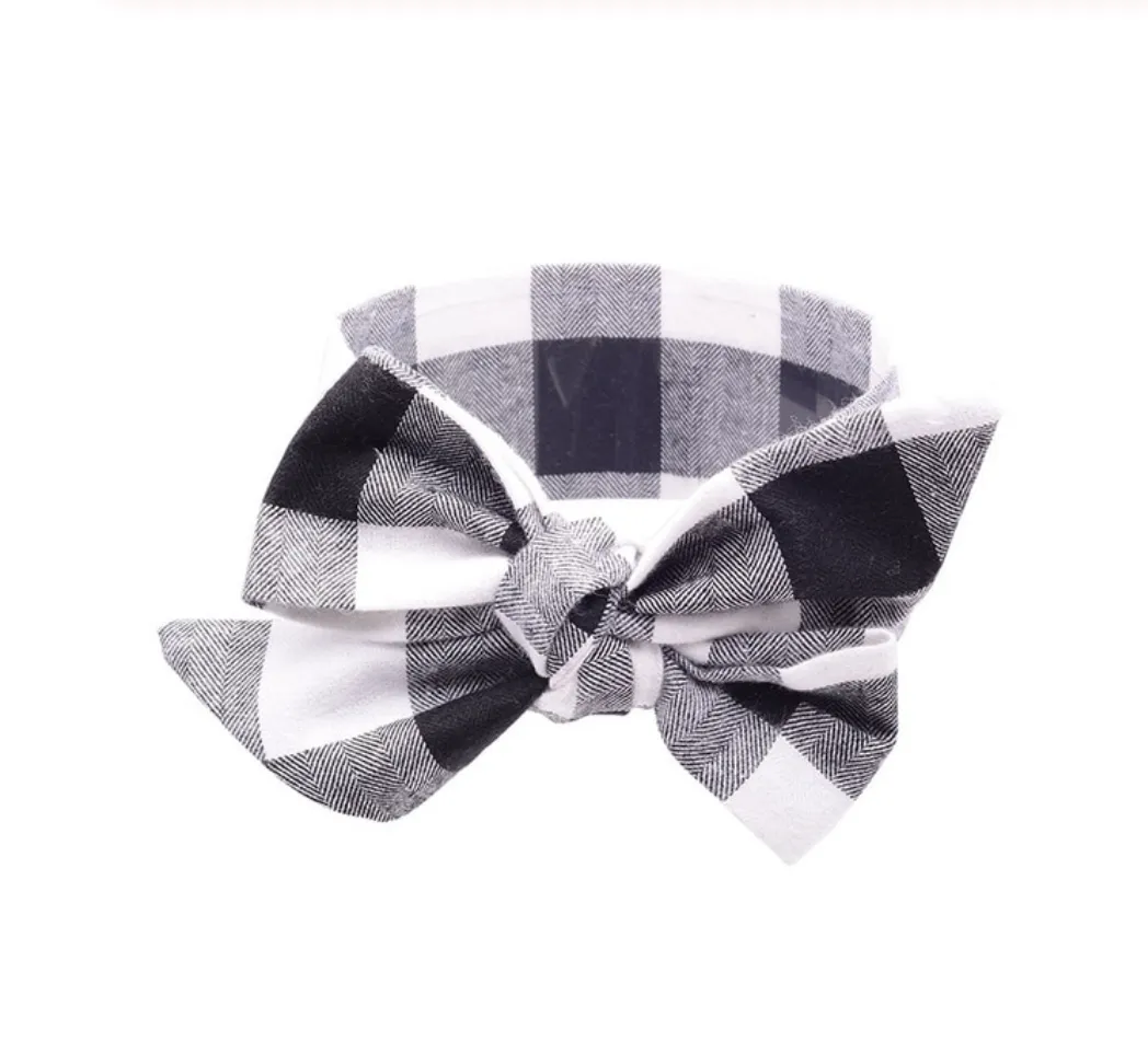 Girls Print  Bowknot Tie Headband