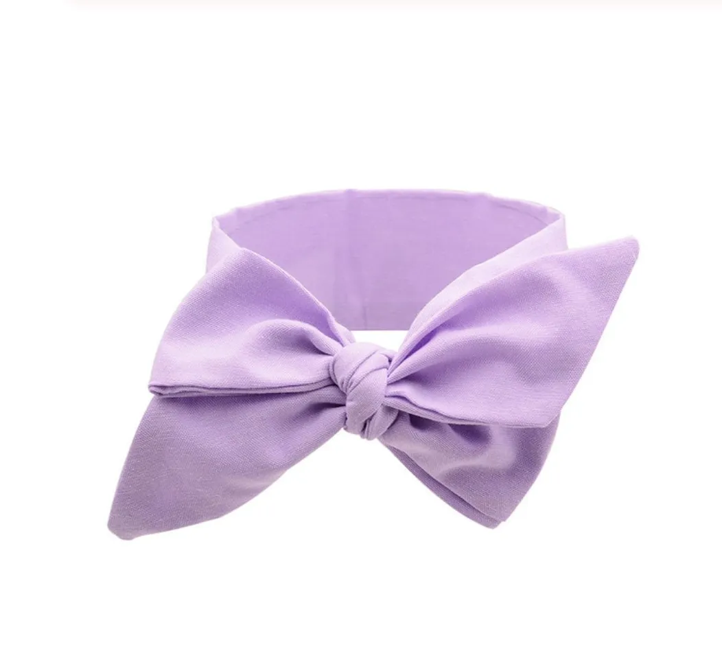 Girls Print  Bowknot Tie Headband