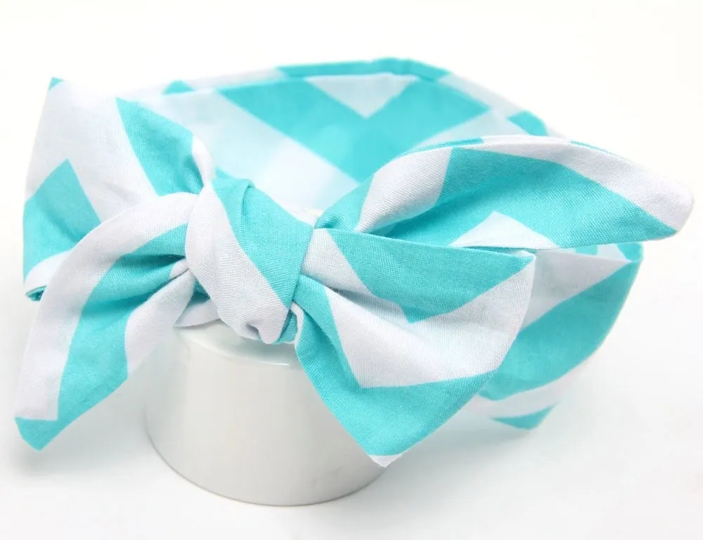 Girls Print  Bowknot Tie Headband