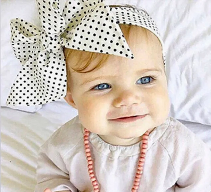 Girls Print  Bowknot Tie Headband