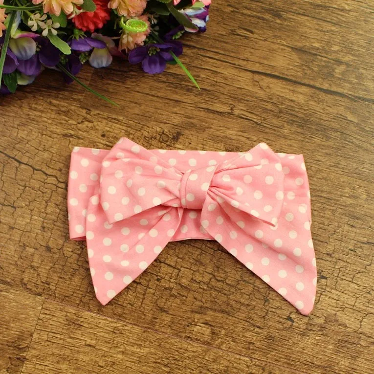 Girls Print  Bowknot Tie Headband