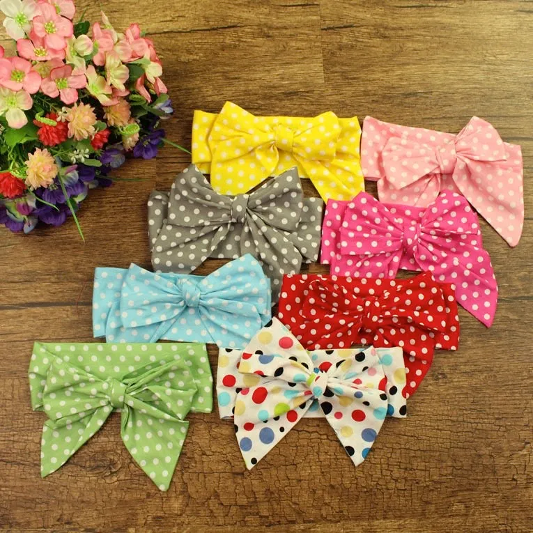 Girls Print  Bowknot Tie Headband