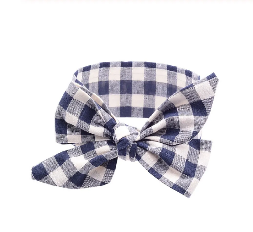 Girls Print  Bowknot Tie Headband