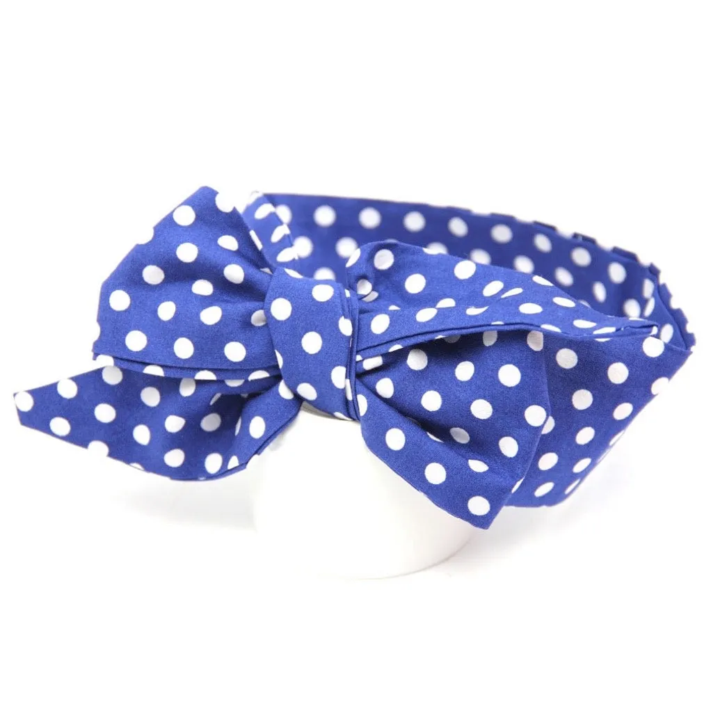 Girls Print  Bowknot Tie Headband