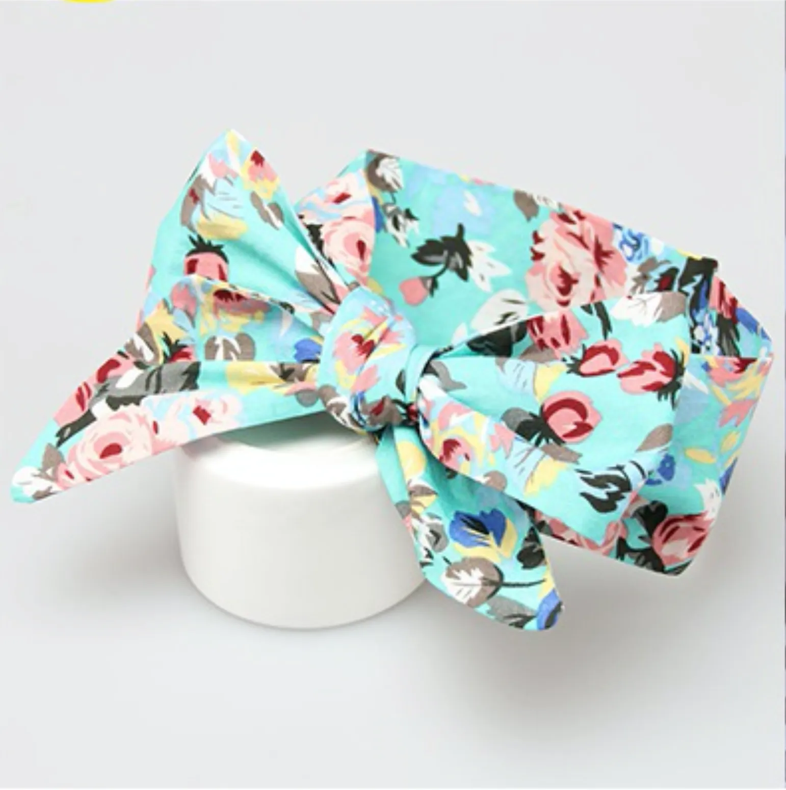 Girls Print  Bowknot Tie Headband