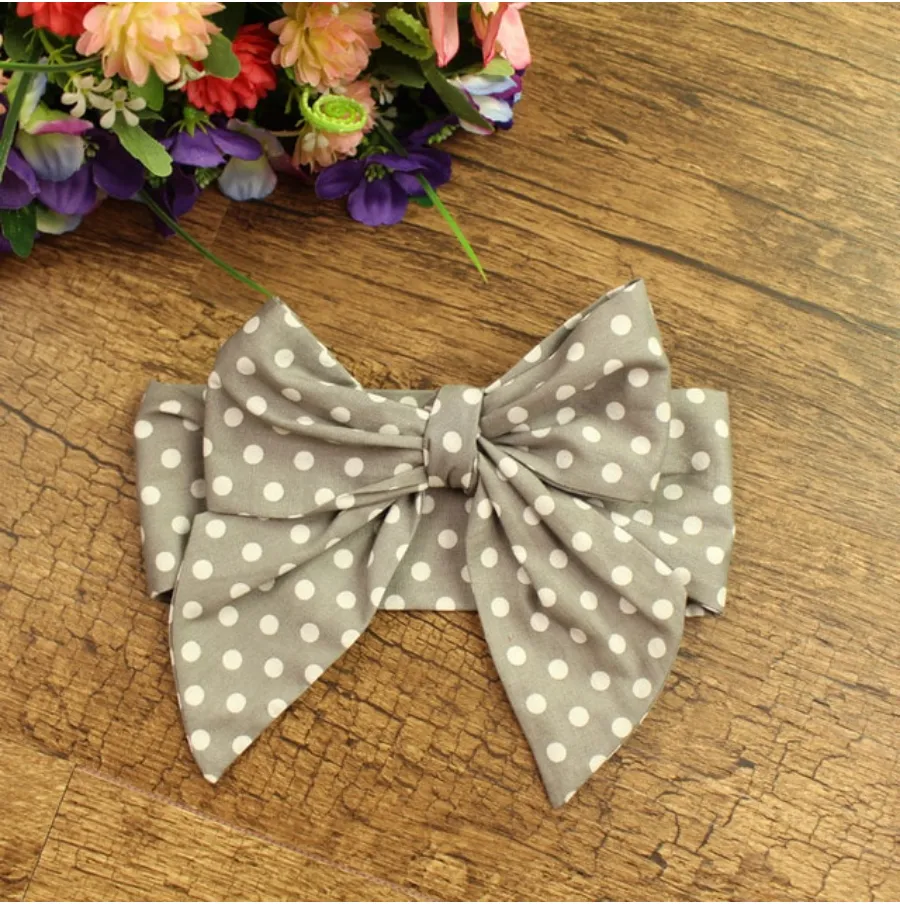 Girls Print  Bowknot Tie Headband