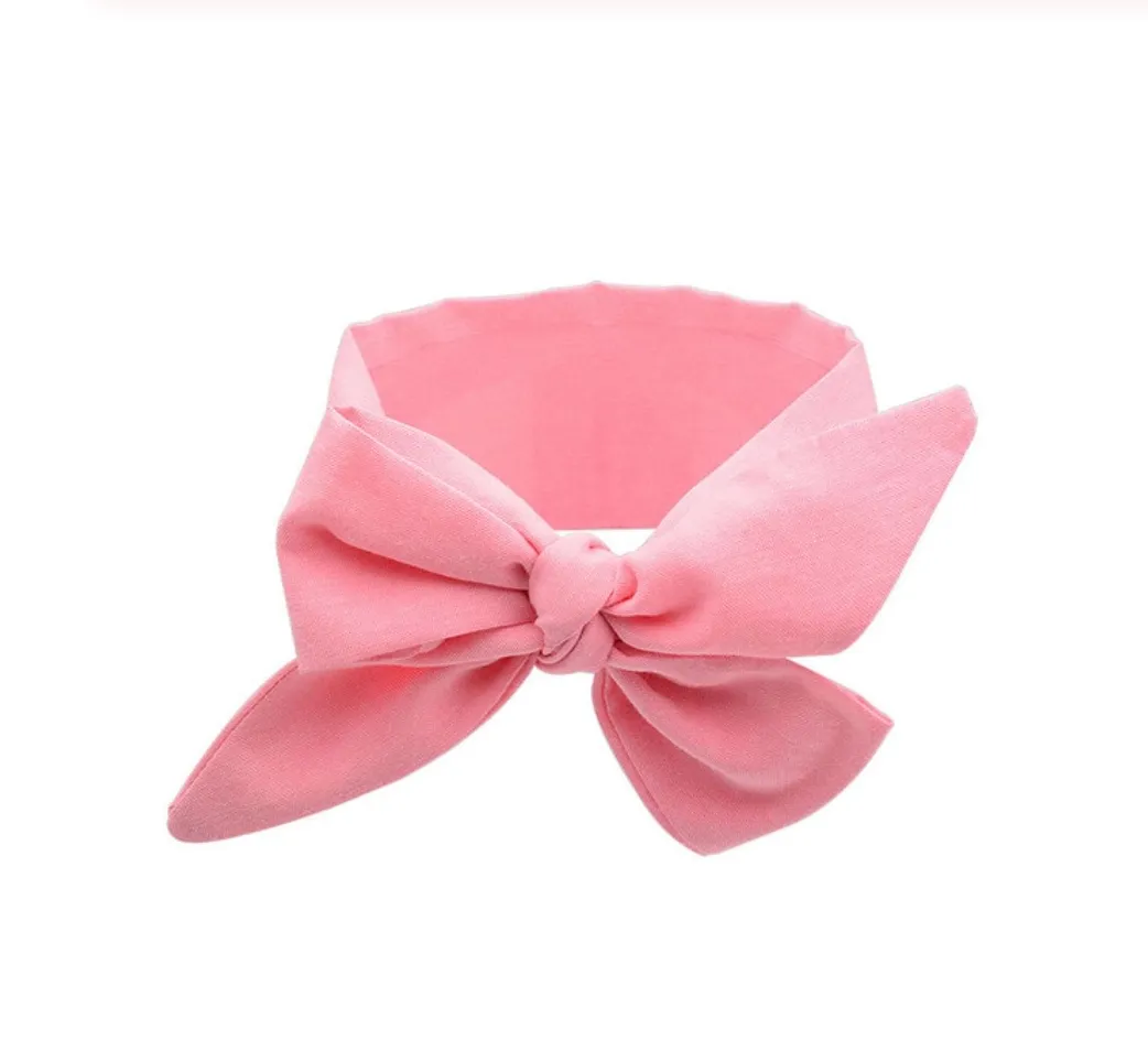 Girls Print  Bowknot Tie Headband