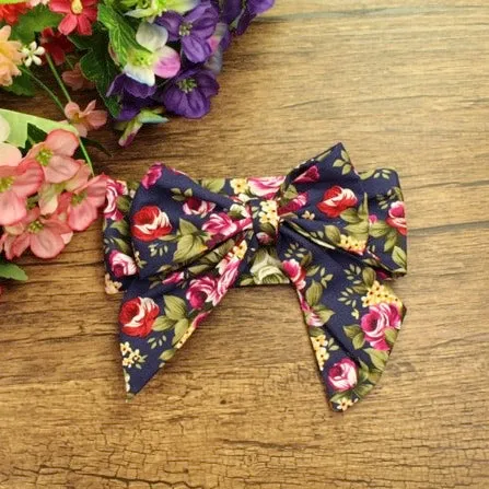 Girls Print  Bowknot Tie Headband