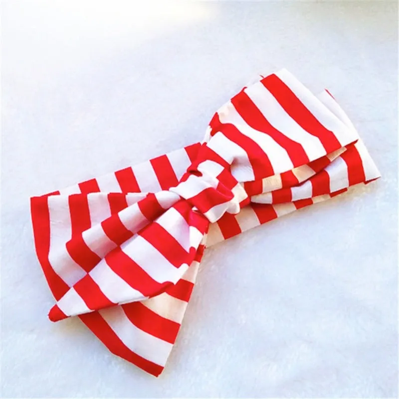 Girls Print  Bowknot Tie Headband