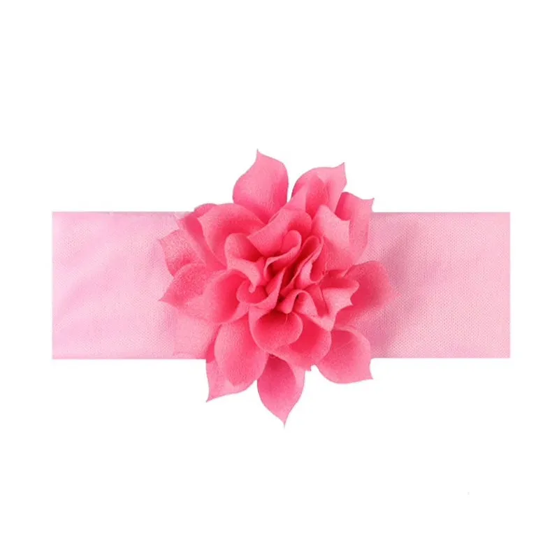 Girls Soft Flower Stretch Headband