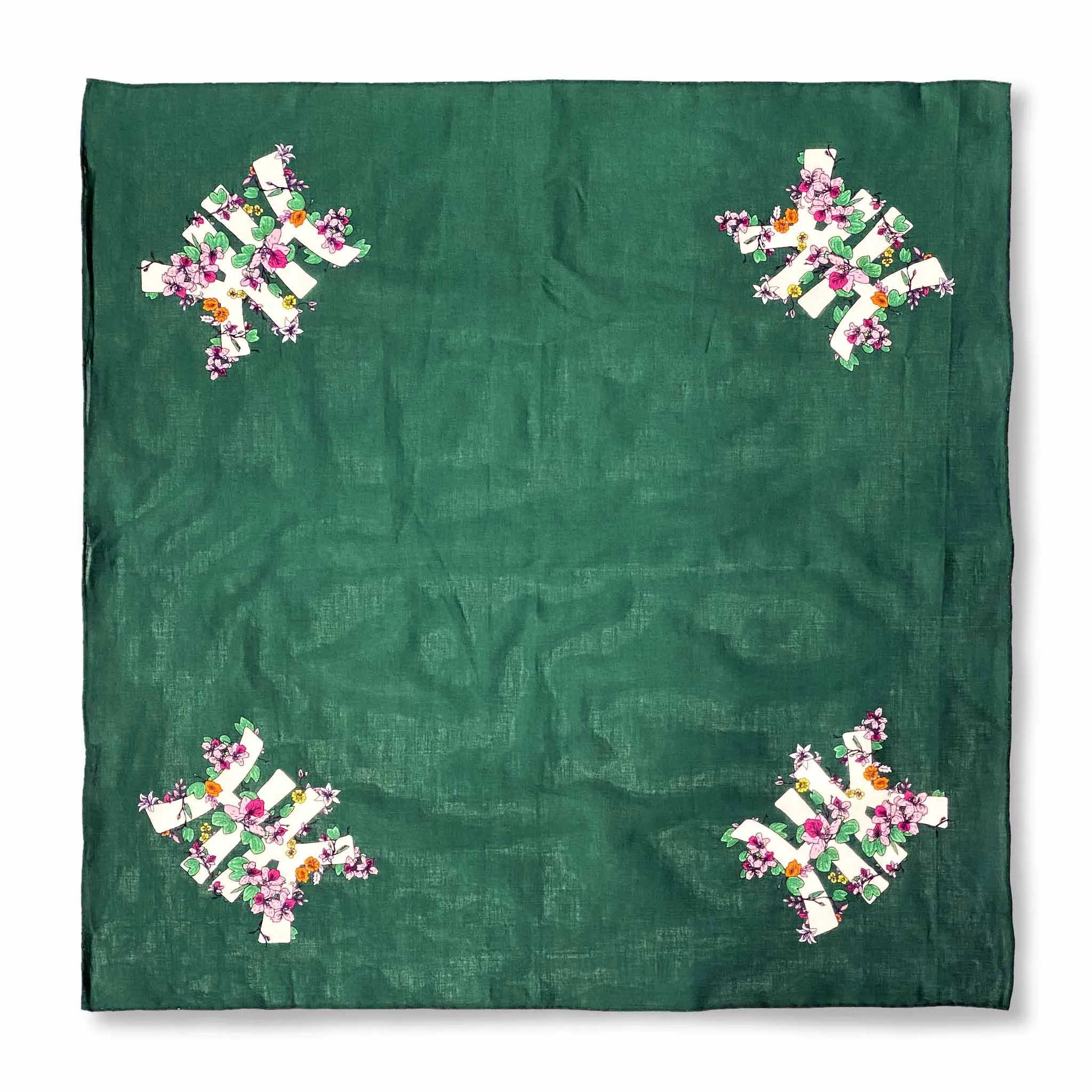 HK Floral Cotton Bandana